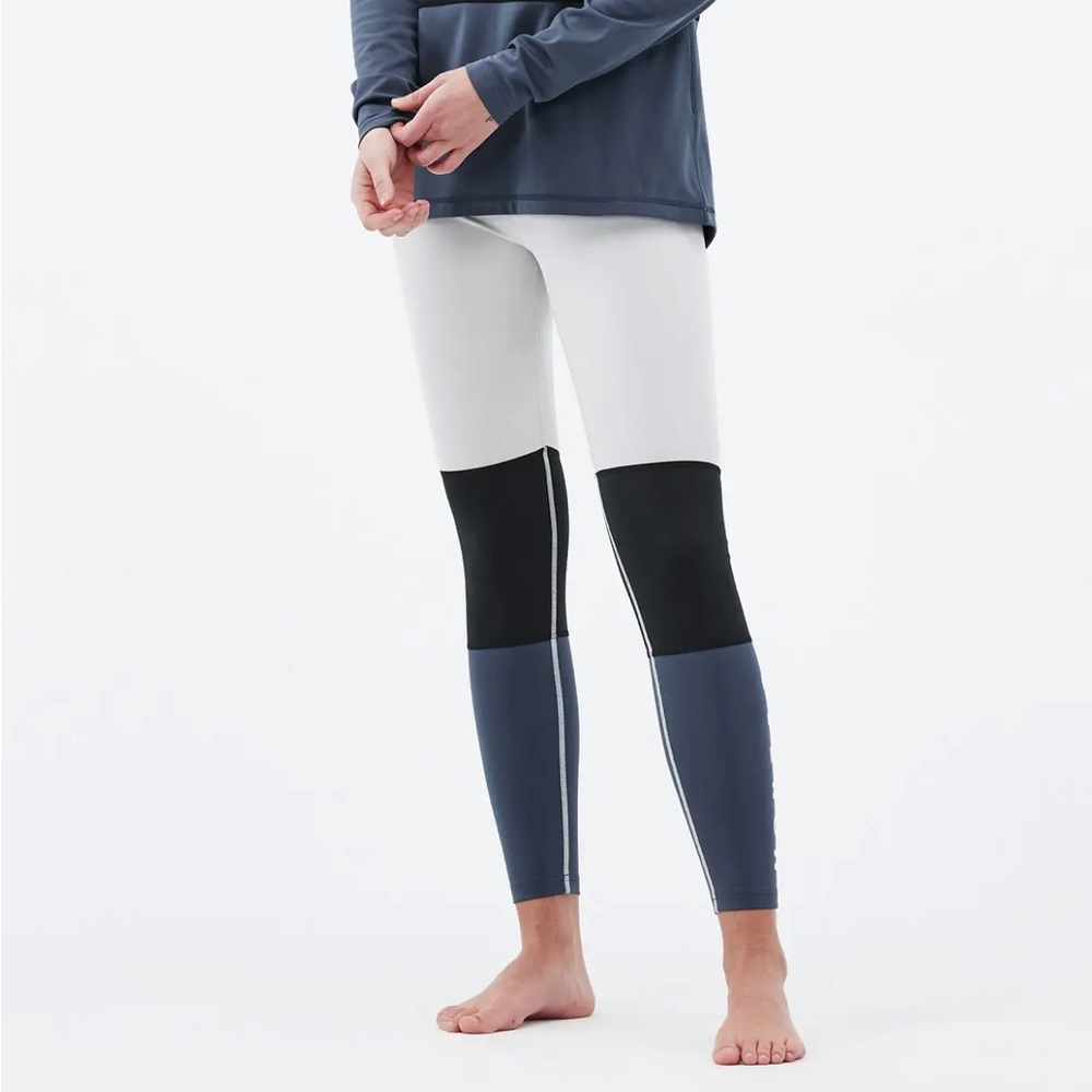 Montec Alpha W Grey/Black/Blue Base Layer Ski / Snow Leggings Pants
